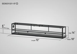 REPTI ZOO 44 Gallon 72