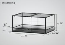 Load image into Gallery viewer, REPTI ZOO 36&quot; x 18&quot;x 36&quot; Glass Reptile Terrarium with Sliding Door Custom Reptile Tank (customed reptile cage)