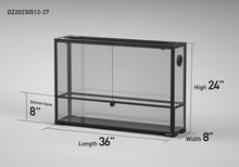 Load image into Gallery viewer, REPTI ZOO 36&quot; x 8&quot;x 24&quot; Glass Reptile Terrarium with Front Opening Door Reptile Habitat Tank (customed reptile cage) - REPTI ZOO