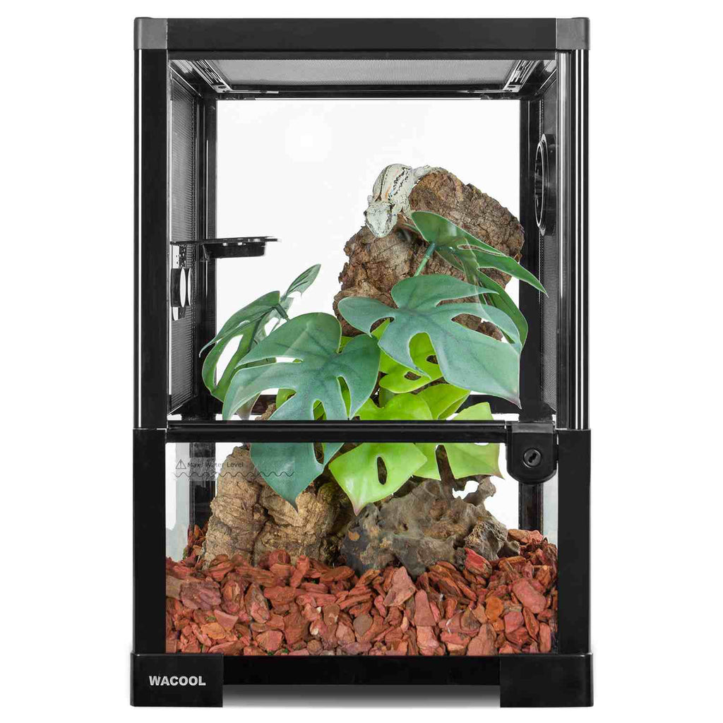 Vertical Habitat Tank 10 Gallon for Tree Dwelling Reptiles and Amphibians