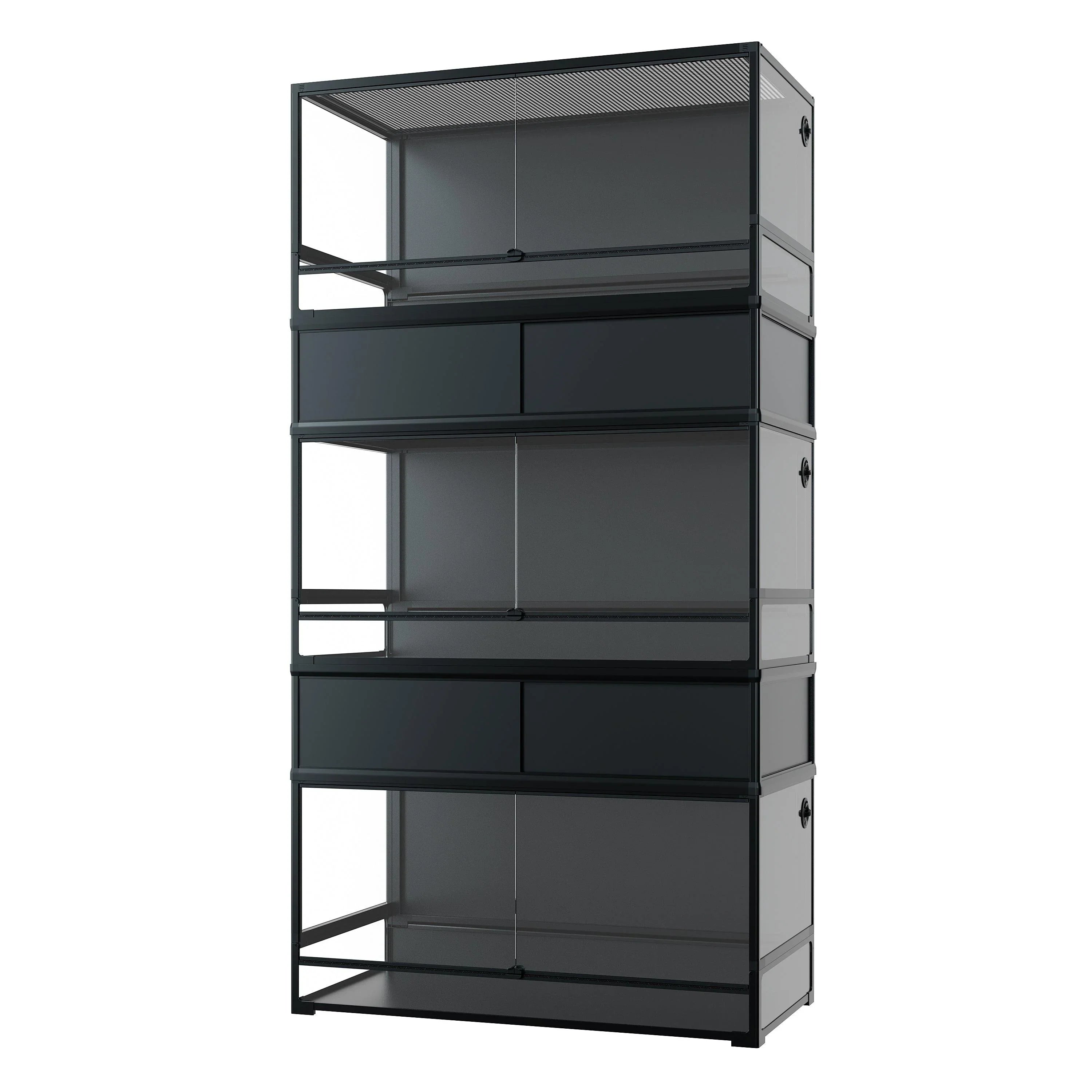 2023 Update Large Stackable Reptile Enclosure 3pcs Secondary image