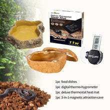 Load image into Gallery viewer, REPTI ZOO Pet Reptile Starter Snake Habitat Kit with Heat for Small Animals for reptile beginner - REPTI ZOO