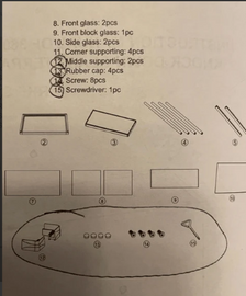 Some Accessories of RKF0315B Screws Screwdriver Rubber Cap Middle supporting