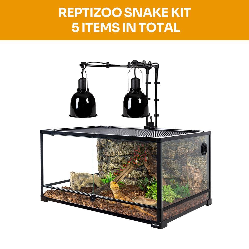 REPTIZOO 30gallon 50gallon 67gallon Small Tank Starter Kitspecific Bearded Dragon Glass Tanks Equipments - REPTI ZOO