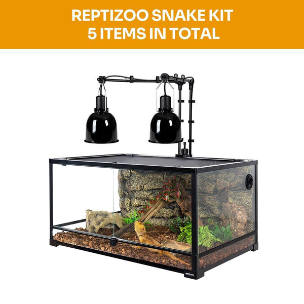 REPTIZOO 30gallon 50gallon 67gallon Small Tank Starter Kitspecific Bearded Dragon Glass Tanks Equipments - REPTI ZOO