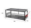 48x18x18 inch glass reptile terrarium with mesh top and ventilation port, ideal for reptiles.