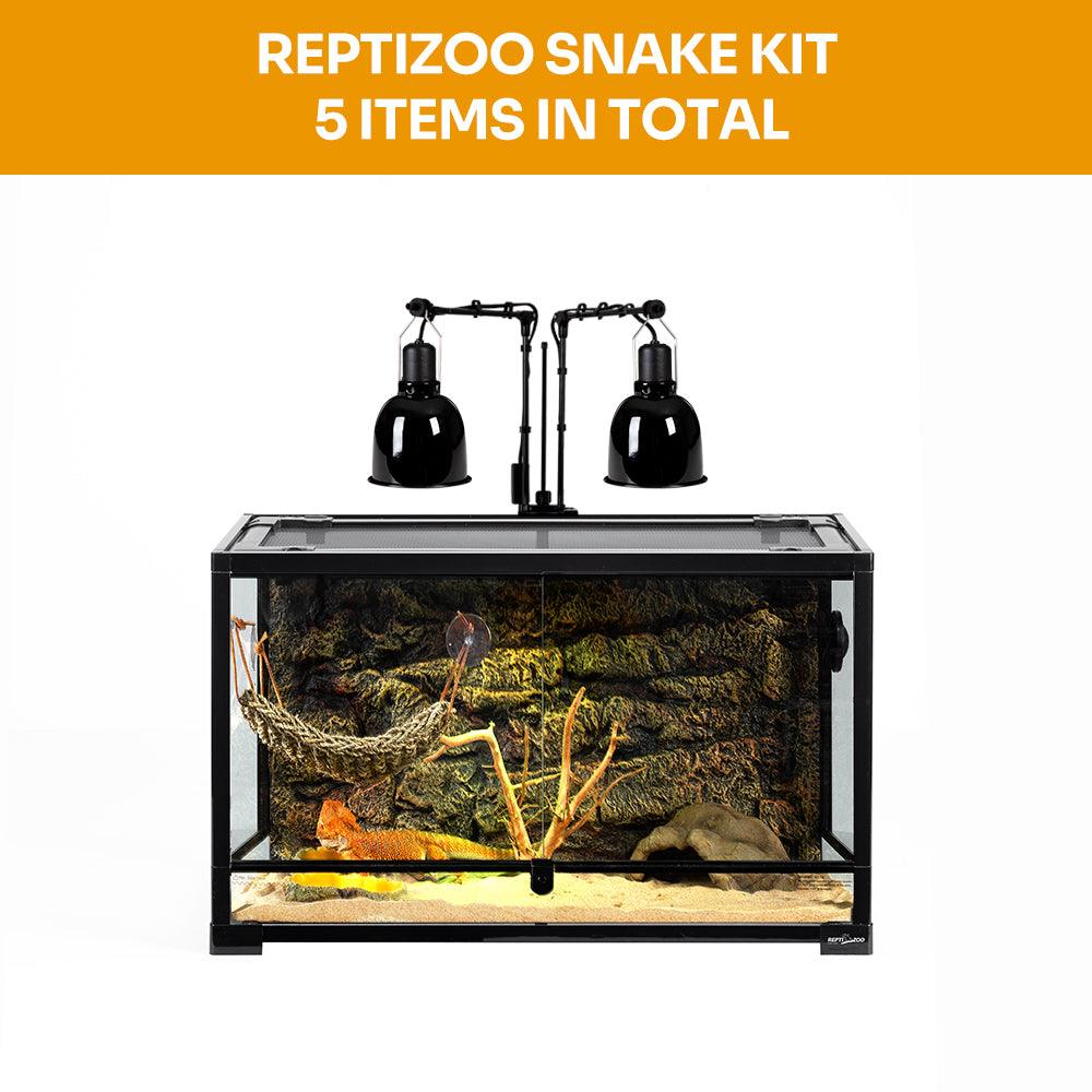 REPTIZOO 30gallon 50gallon 67gallon Small Tank Starter Kitspecific Bearded Dragon Glass Tanks Equipments - REPTI ZOO