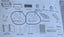 Parts list with labeled reptile terrarium components, including front tubes, back tubes, glass doors, and mesh.