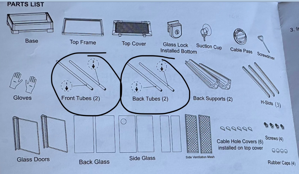 Parts Accesories of RK0124N