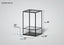 Glass reptile terrarium 36 inch high, 20 inch wide, 22 inch length, for reptiles or amphibians