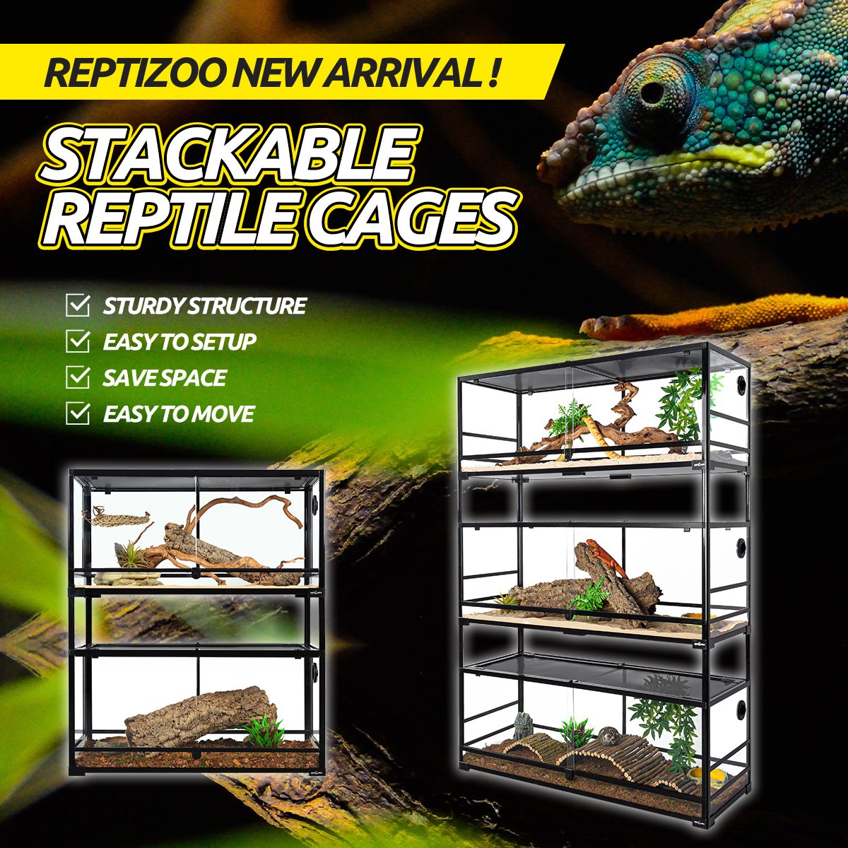 gå kighul Ruin Reptizoo Provides The Perfect Reptile Habitats – REPTI ZOO