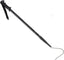 Black telescopic snake hook with ergonomic handle and metal hook end for reptile handling