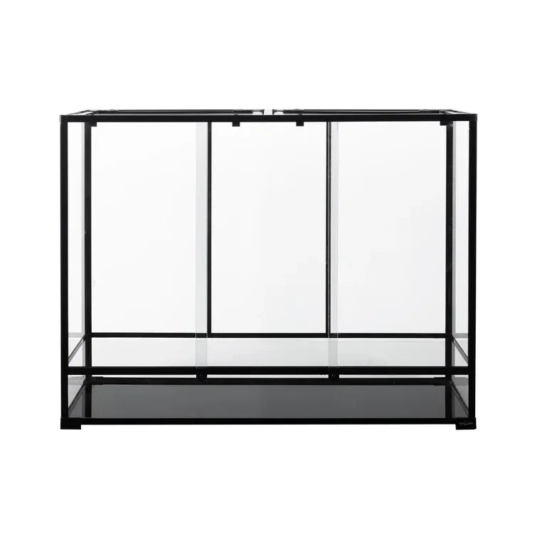 REPTIZOO Reptile 135 Gallon Large Glass Terrarium 48" x 18" x 36" Sliding Doors Reptile Terrarium RK481836 - REPTI ZOO
