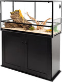 REPTI ZOO Reptile Aquarium Terrarium Wooden Stand 48x18 inches