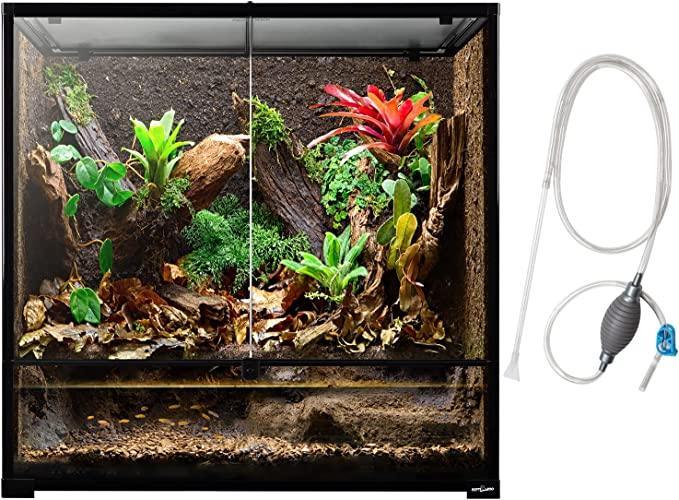REPTI ZOO 96 Gallon Reptile Tank 36" x 18"x 36" for Reptile Amphibian Pets RK904590 - REPTI ZOO