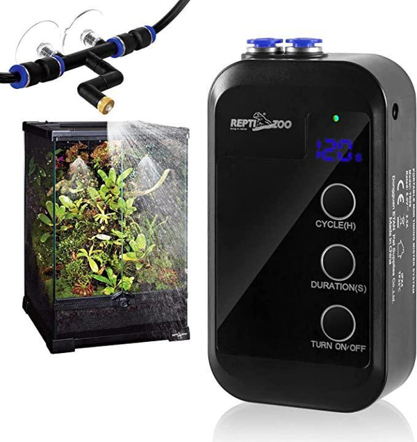 REPTI ZOO Reptile Mini Automatic Misting with Adjustable Spray Nozzles TR09 - REPTI ZOO