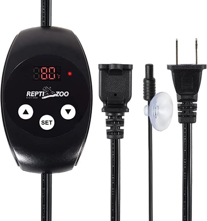 REPTIZOO Digital Temperature Controller Smart Dimming Thermostat Controller TC02 - REPTI ZOO Main image