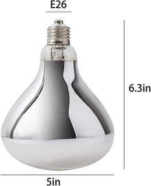 REPTI ZOO 100W 125W 160W Reptile Heat Lamp UVA UVB Reptile Sun Lamp for Reptile and Amphibian - REPTI ZOO