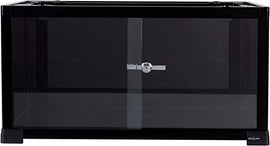 REPTI ZOO Full Glass 15 Gallon Reptile Terrarium, Black-Tinted ECO-Terrarium to Reduce Stress for Gecko Hermit Crab Top Ventilation & Anti Escape Lid - REPTI ZOO