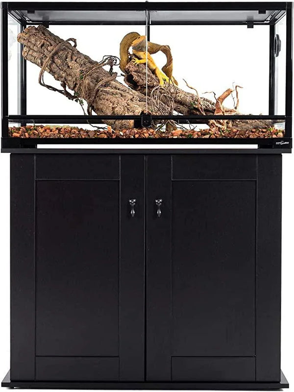REPTI ZOO Reptile Terrarium Cabinet, Reptile and Amphibian Terrarium Stand (36''x18''x30'') - REPTI ZOO