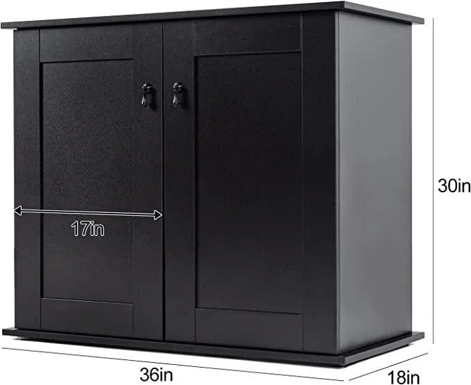 REPTI ZOO Reptile Terrarium Cabinet, Reptile and Amphibian Terrarium Stand (36''x18''x30'') - REPTI ZOO
