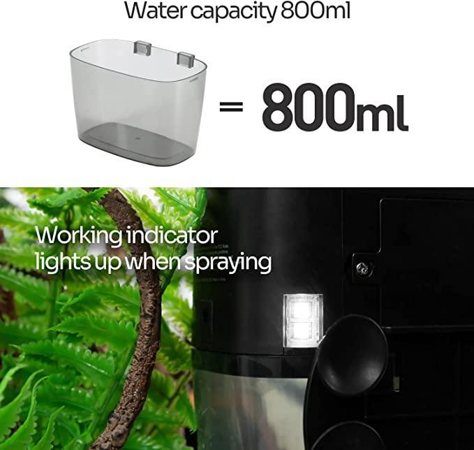 REPTI ZOO Mini Portable Reptile Mister Starter Mister with 0.8L Reservoir TR08 - REPTI ZOO