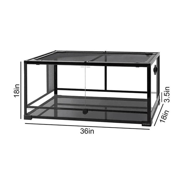 Replacement screen top 36" x 18"(Knock-Down) for RK0119 - REPTI ZOO