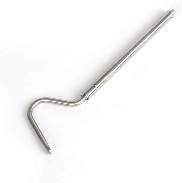 REPTI ZOO Portable Mini Snake Hook Collapsible Stainless Steel Snake Tongs and Snake & Reptile Hook Retractable Catching Snake Handling Tool - REPTI ZOO
