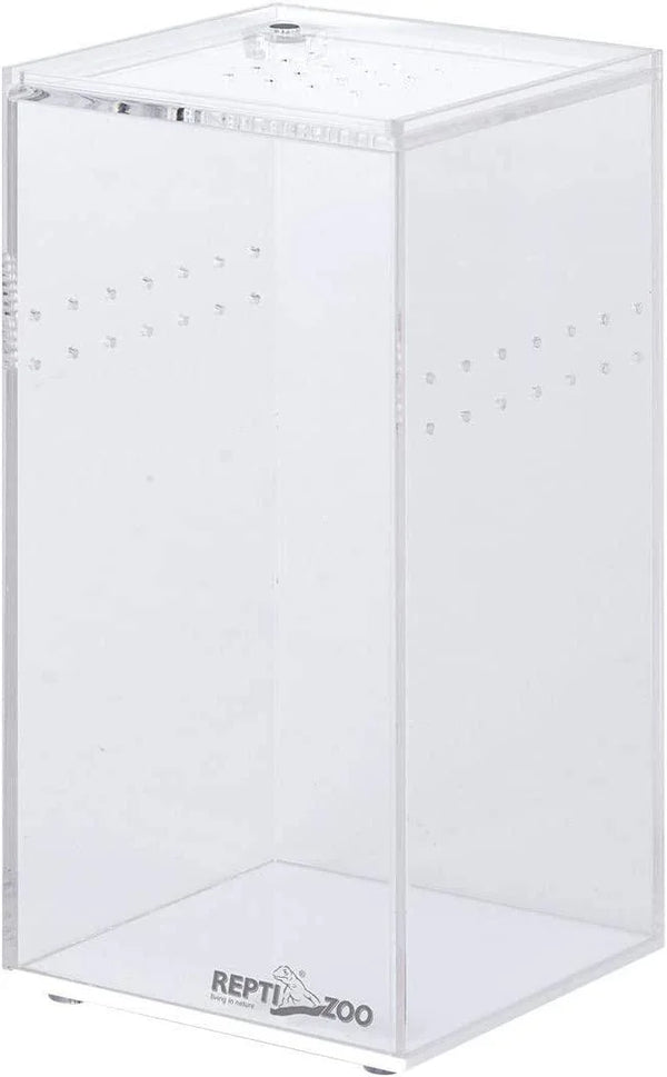 REPTI ZOO Magnetic Acrylic Reptile Breeding Box 3"x3"x6" Transparent Feeding Box - REPTI ZOO