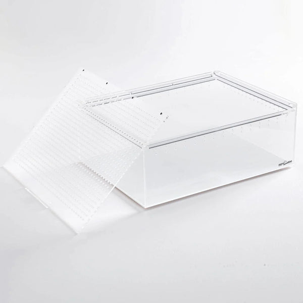 REPTI ZOO 27 Gallon 16''x12''x6'' Magnetic Acrylic Reptile Breeding Cage - REPTI ZOO