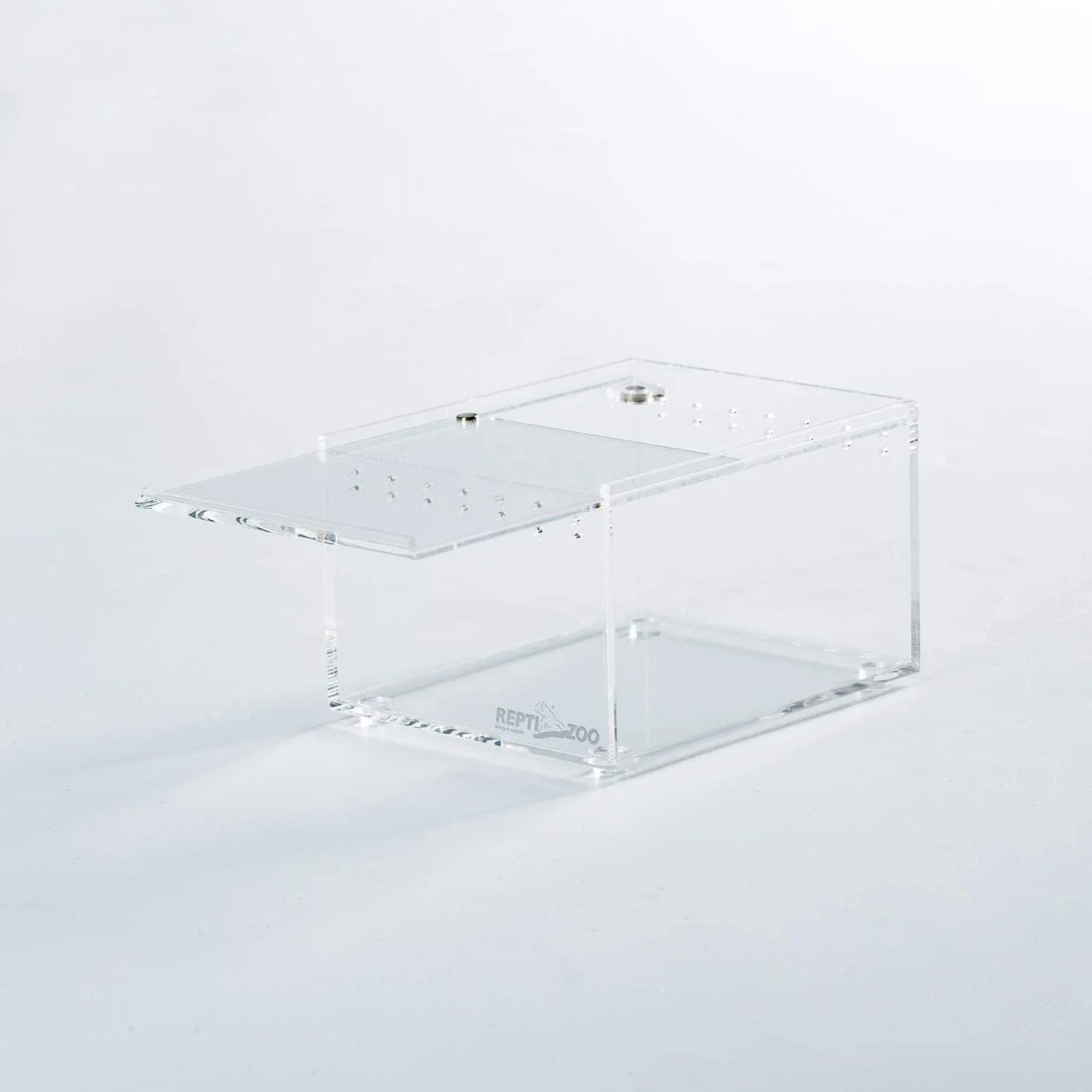 REPTI ZOO 0.15 Gallon 4.1"x3.3"x2.5" Magnetic Acrylic Case, Nano Enclosure Reptile Breeding Box Secondary image