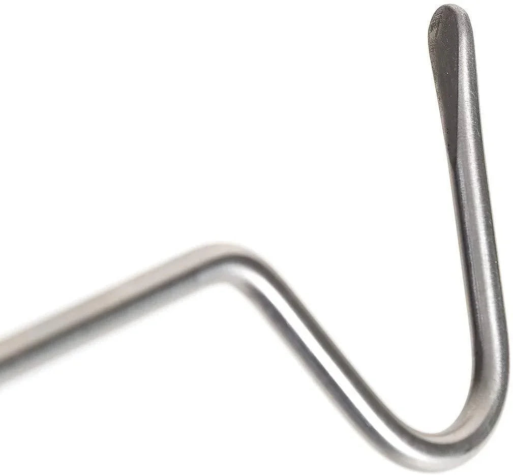 REPTI ZOO Portable Mini Snake Hook Collapsible Stainless Steel Snake Tongs and Snake & Reptile Hook Retractable Catching Snake Handling Tool - REPTI ZOO
