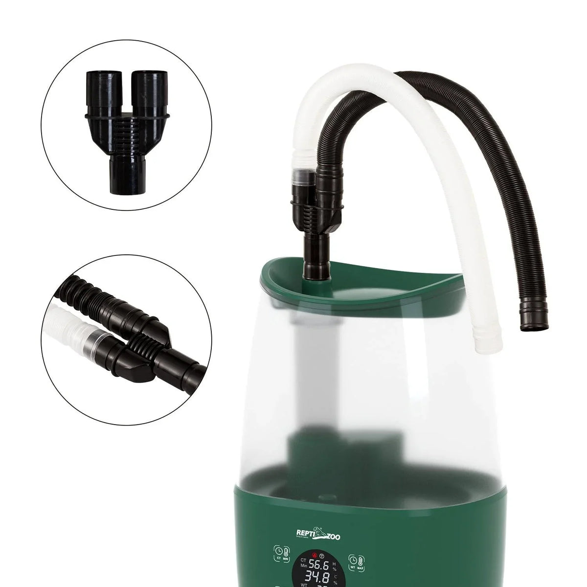 Accessories of Top Fill Reptile Humidifier, Reptile Fogger with Extension Tube, Suitable for Reptiles Amphibians and Terrarium - REPTI ZOO