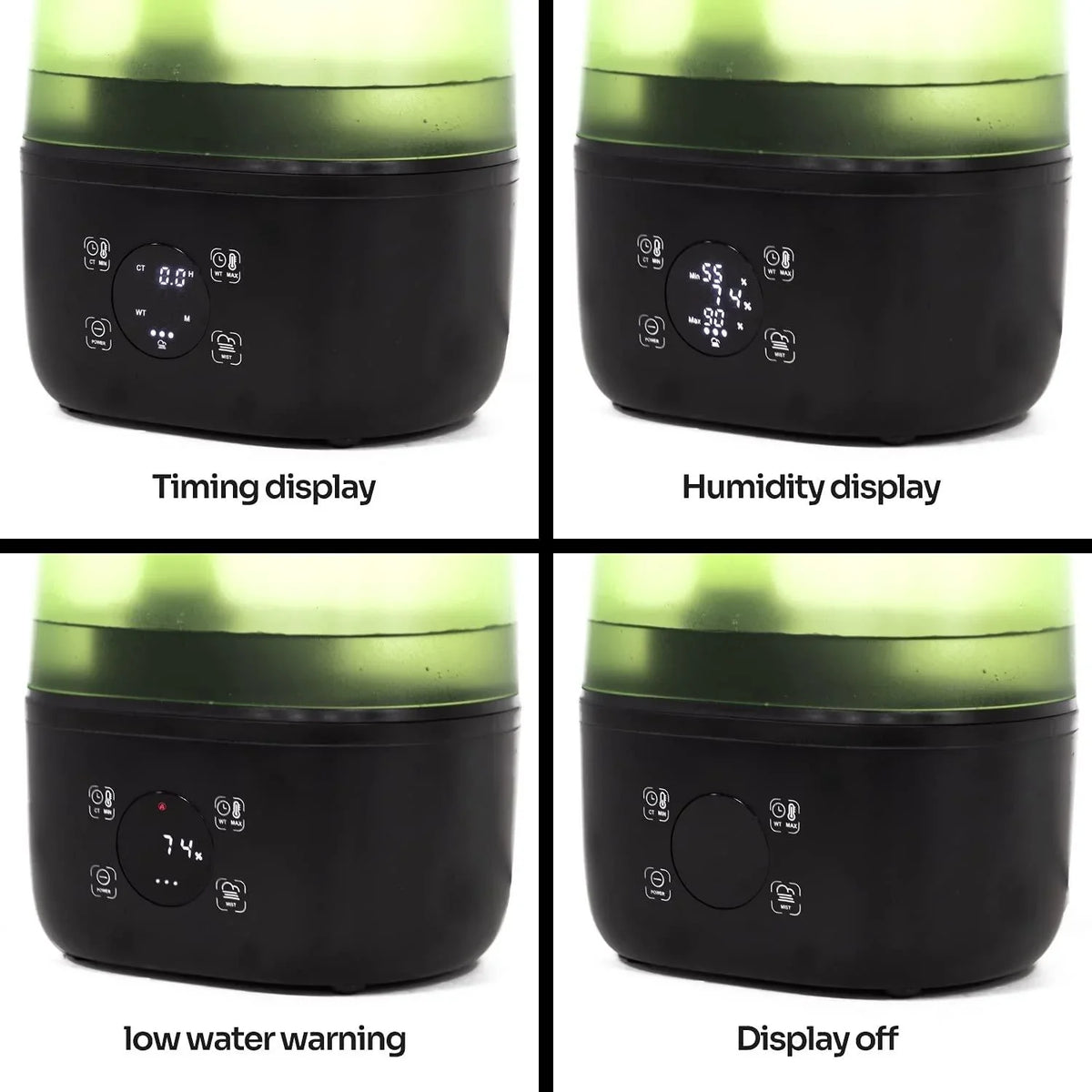 REPTI ZOO 4L Reptile Automatic Fogger 2 in 1 Digital Timing & Hygrostat Humidifier TF07G - REPTI ZOO