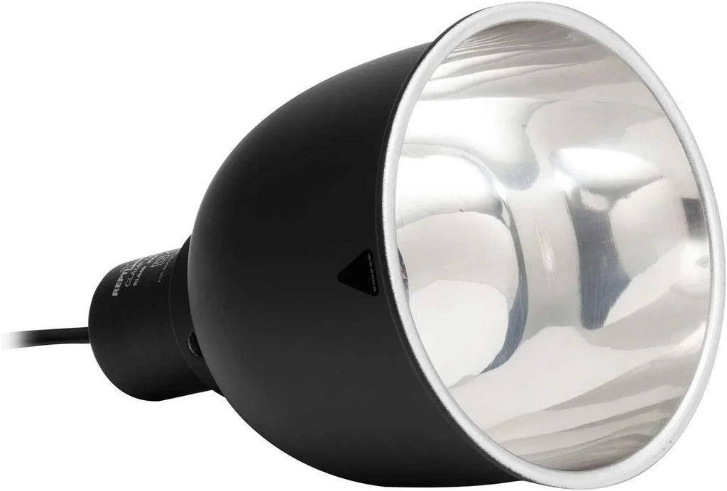 REPTI ZOO 5.5 Inch Deep Dome Lamp Cap Lamp Fixture,Optical Reflection Cover for Reptile Glass Terrariums - REPTI ZOO