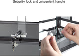 4PCS convenient handle for reptizoo reptile terrarium glass door