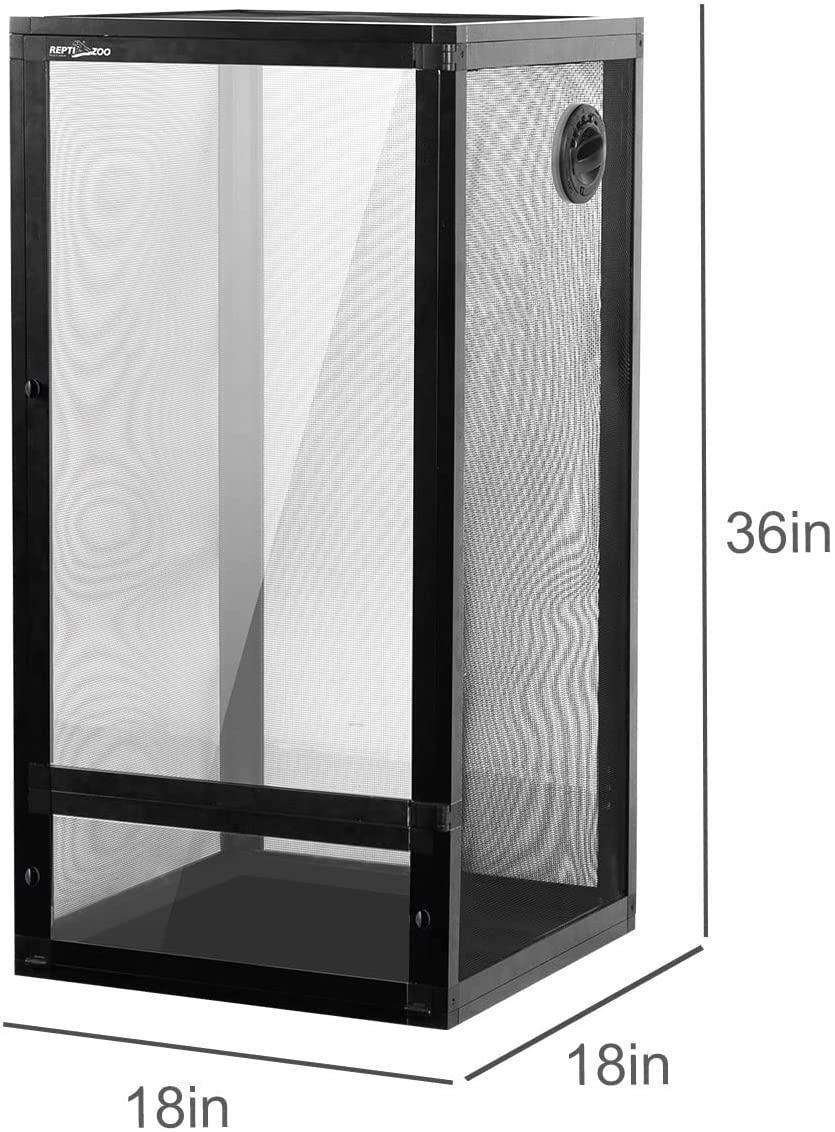 Replacement top Screen for Vertical Reptile Terrarium 18" x 18"x 36" Reptile Tank RK454590A - REPTI ZOO Main image