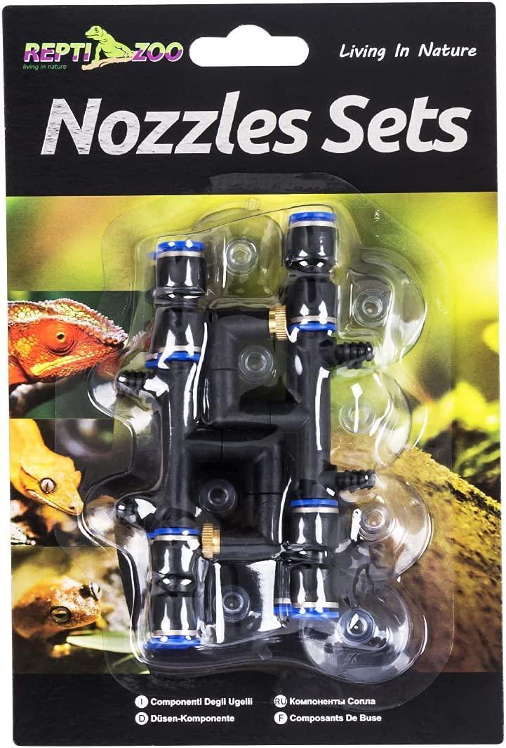 REPTI ZOO 4 Pieces Spray Nozzles Adjustable Fine Misting Water for Reptiles - REPTI ZOO Main image