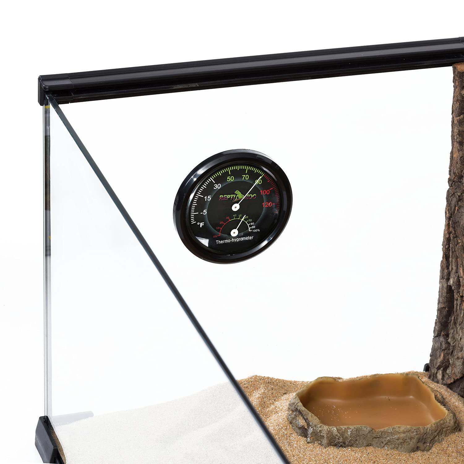 360 rotatable thermometer hygrometer for reptile