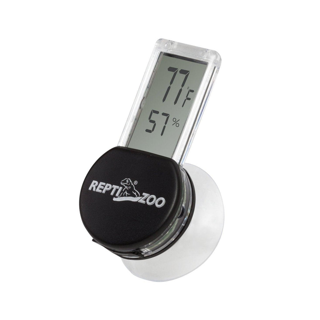 REPTI ZOO Reptile Terrarium Thermometer Hygrometer Digital Display with Suction Cup - REPTI ZOO