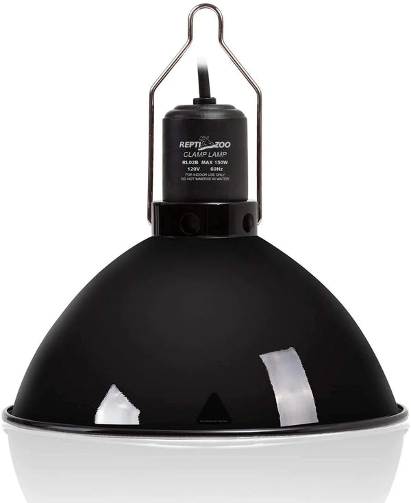 REPTI ZOO 8.5 Inch Reptile Lamp Fixture,Optical Reflection Cover for Reptile Glass Terrariums - REPTI ZOO
