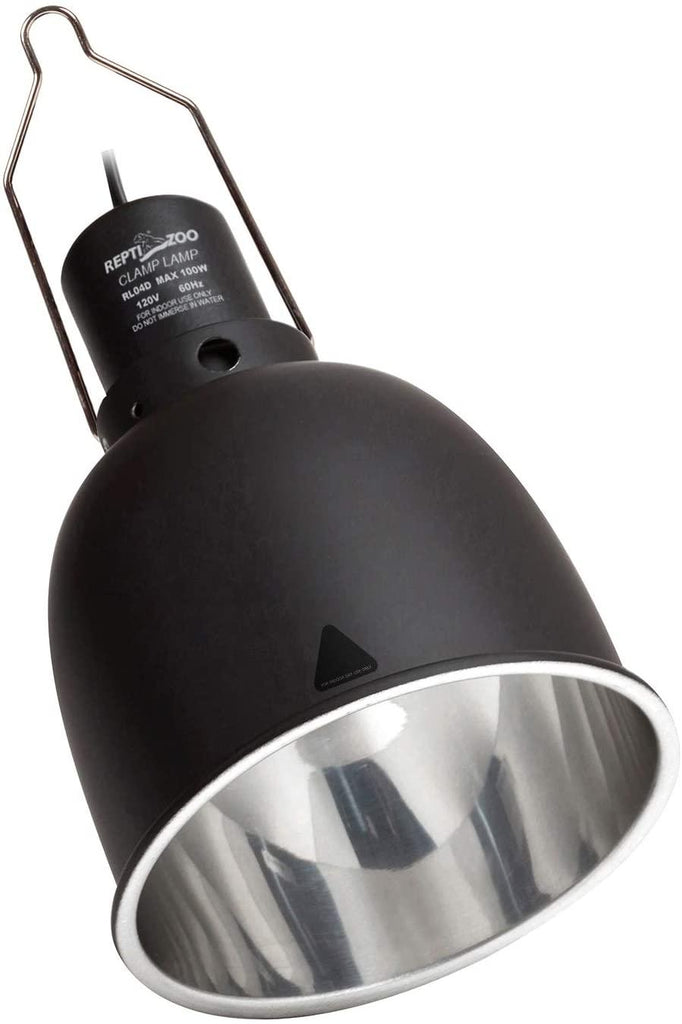 REPTI ZOO 5.5 Inch Deep Dome Lamp Cap Lamp Fixture,Optical Reflection Cover for Reptile Glass Terrariums - REPTI ZOO