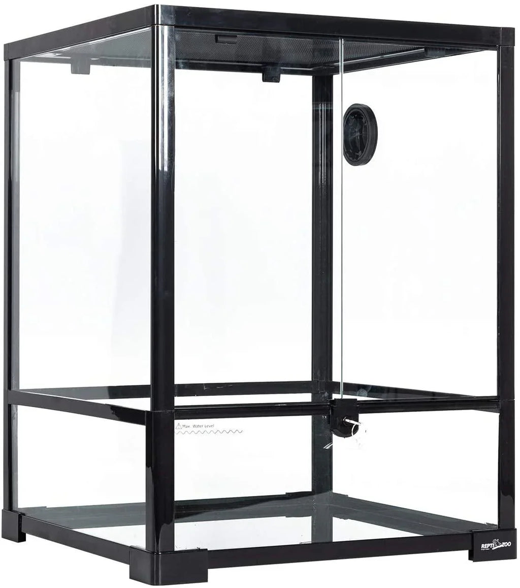 30 Gallon Front Opening desert lizard tank 18" x 18" x 24" reptile terrarium with Double Hinge Door RK0110 - REPTI ZOO