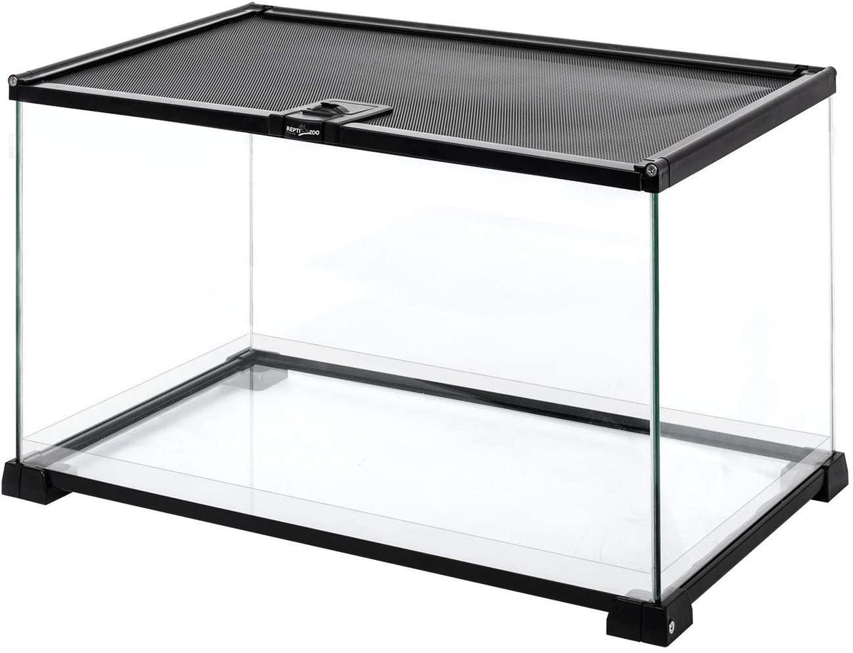 REPTI ZOO 15 Gallon 20" x 12" x 14" Lizard Gecko Small Animals Knock-Down Reptile Tank RAK05 - REPTI ZOO