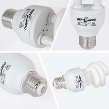 Load image into Gallery viewer, REPTIZOO Energy Saving Lamps UVB &amp; UVA Bulb and UV Test Card Kit 4pcs(1 set) - REPTI ZOO