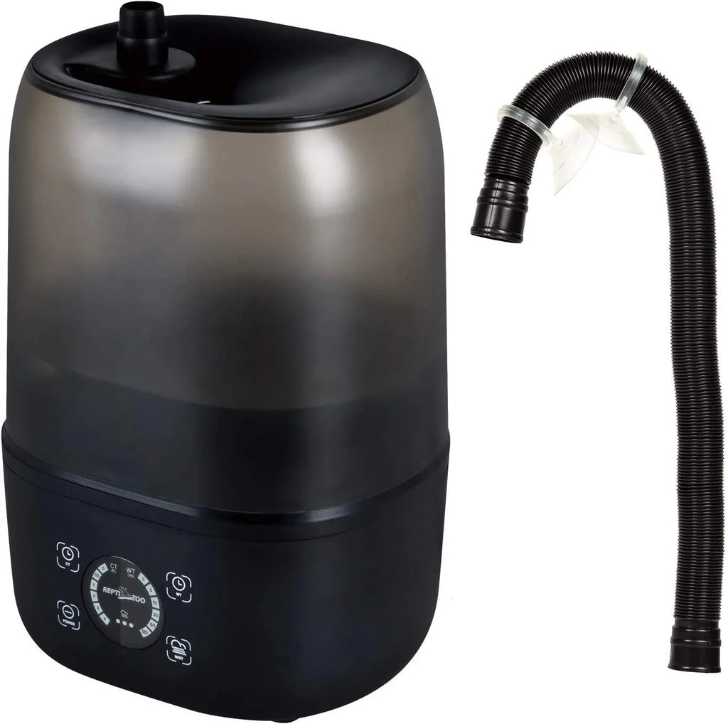 4L Reptile Fogger Mister for Reptile Terrariums， Humidifier Digital Tank Timing Terrarium Humidifier Smart Touch Screen Mister TF03 - REPTI ZOO
