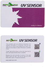 Load image into Gallery viewer, REPTI ZOO UVB Tester Reptile Lamp UV Sensor Reptile UVA UVB Fluorescent Lamp Tester Card, Set of 2 - REPTI ZOO