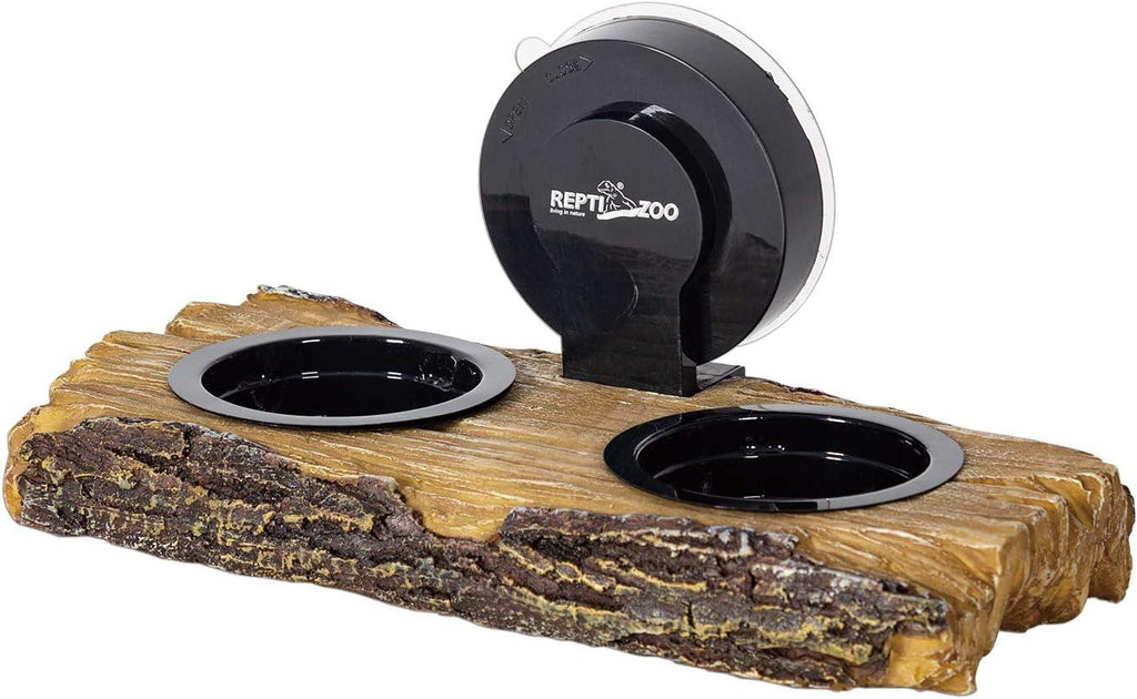 REPTI ZOO Turtle Basking Platform or Reptile Feeding Ledge with Suction Cup - REPTI ZOO