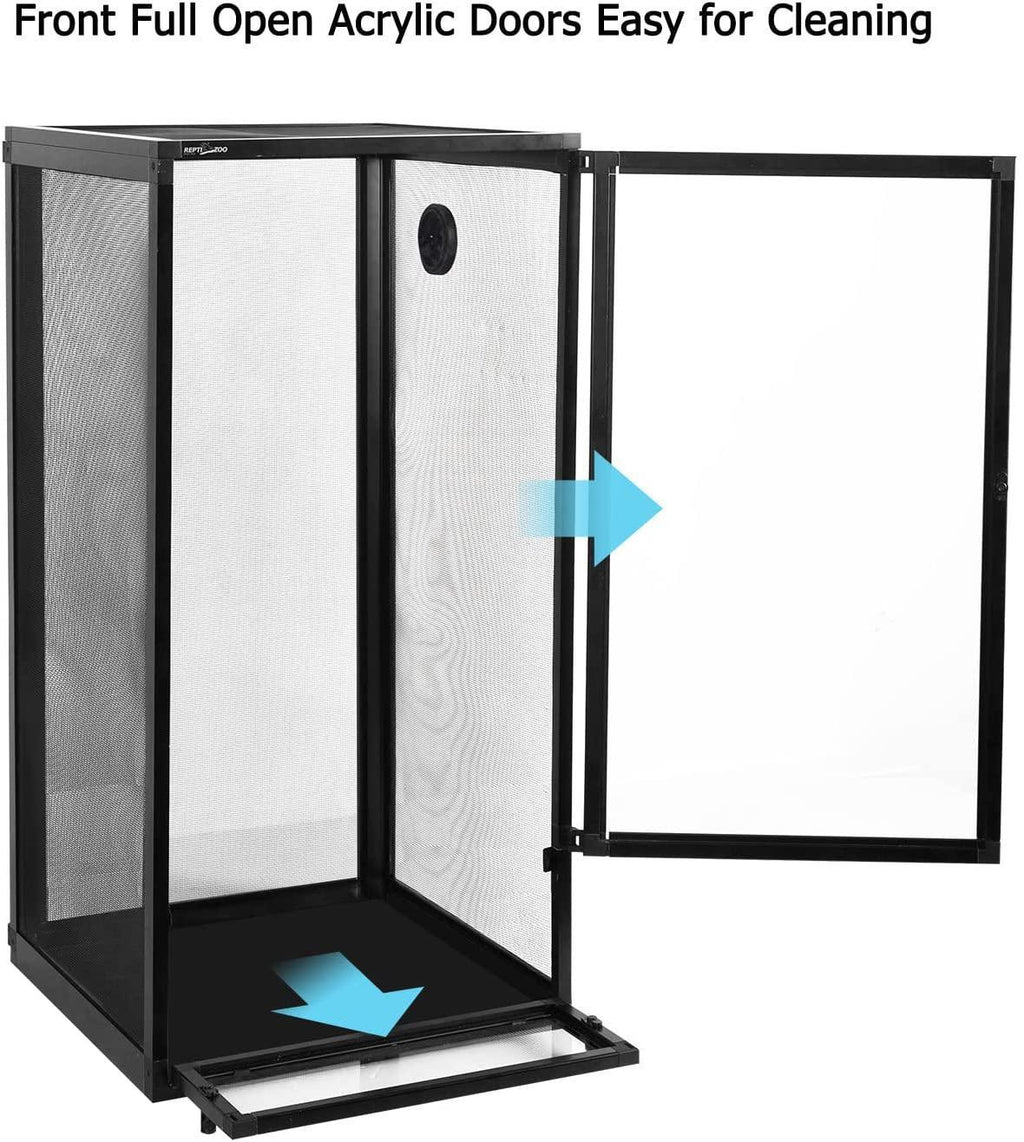 Replacement top Screen for Vertical Reptile Terrarium 18" x 18"x 36" Reptile Tank RK454590A - REPTI ZOO