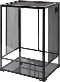 REPTI ZOO 67 Gallon 24″x18″x36″ Vertical Reptile Tall Terrarium With Mesh Screen Sides and Glass Sides RK0124N - REPTI ZOO